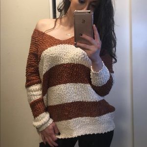 ➖ LAST 1 ➖TEDDY OVERSIZED SWEATER IN BROWNIE